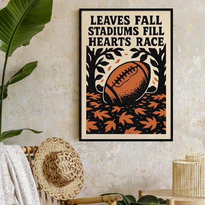 Autumn Football Season Poster