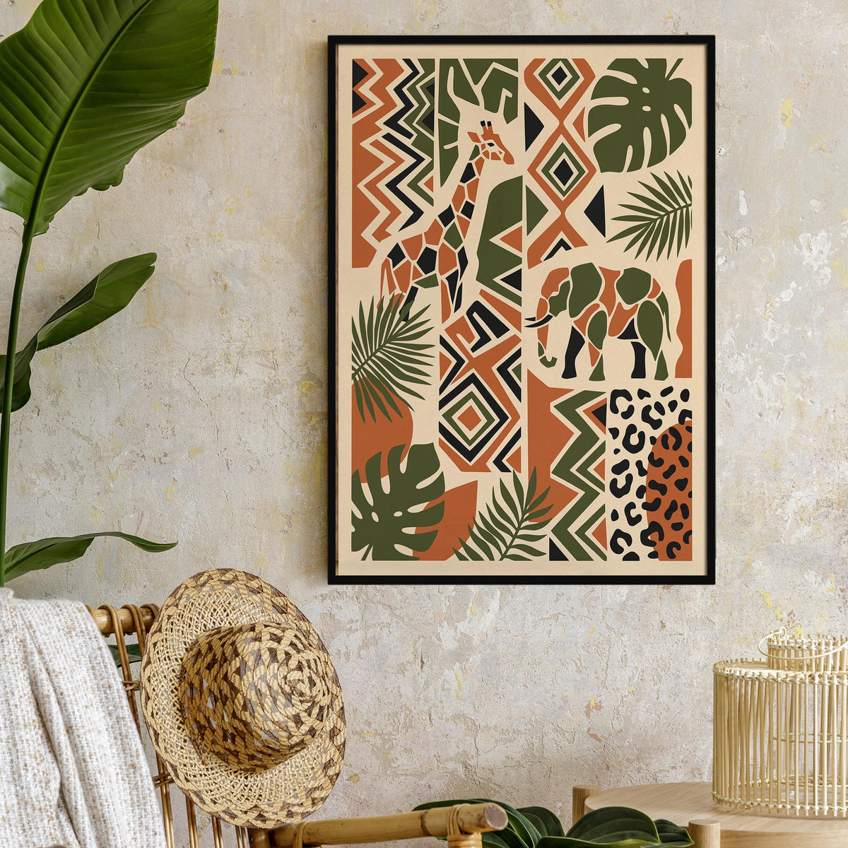 Bohemian Safari Nature Poster