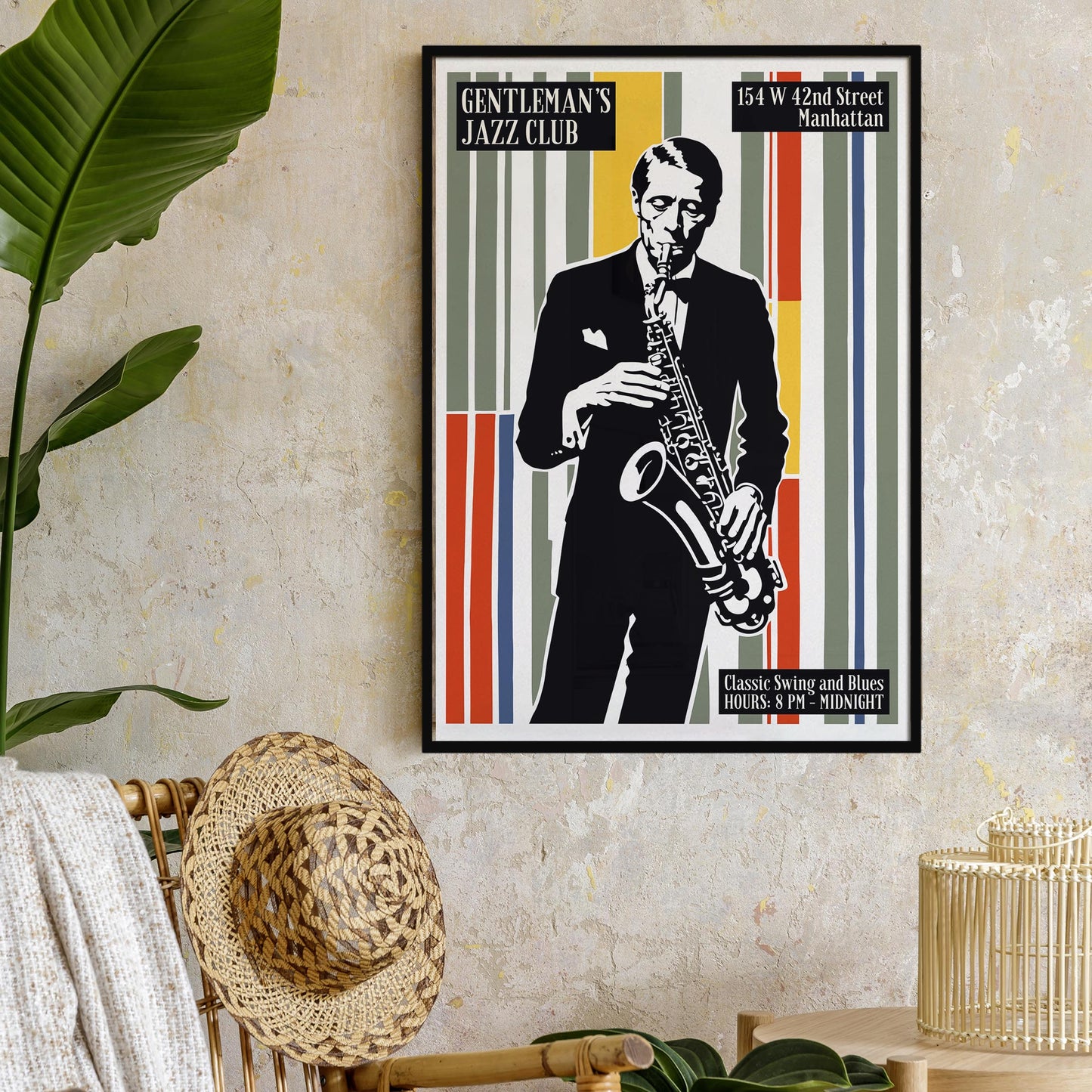 Gentleman's Jazz Club Poster