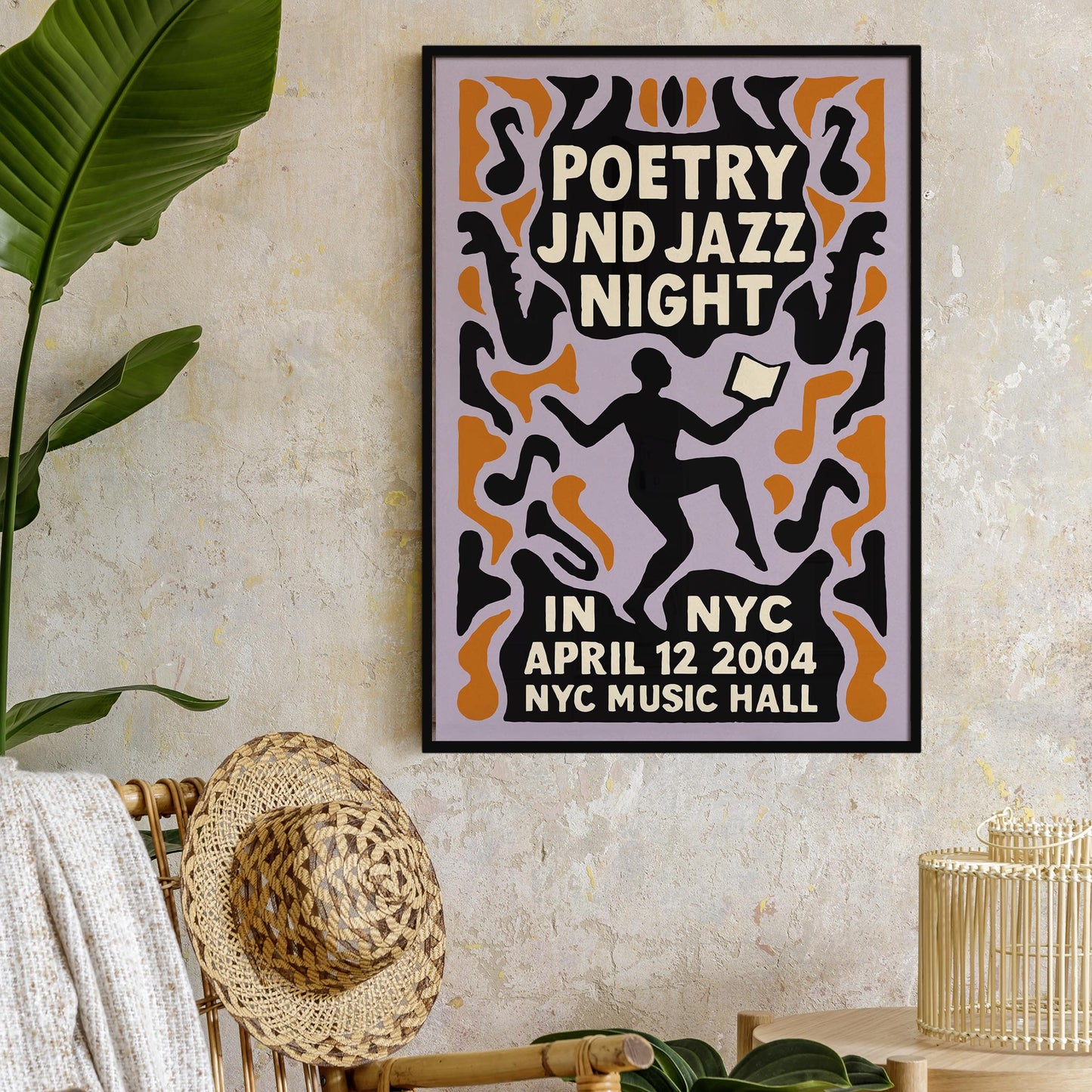 Poetry and Jazz Night Poster
