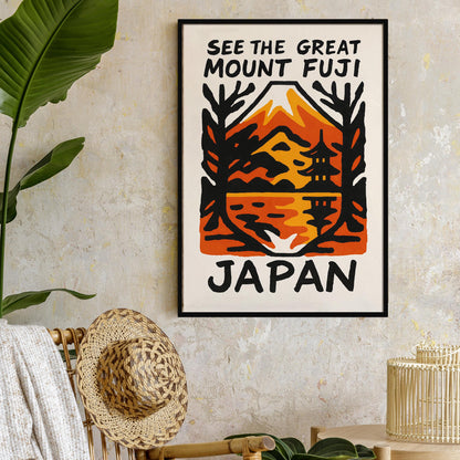 Mount Fuji Japan Poster Print