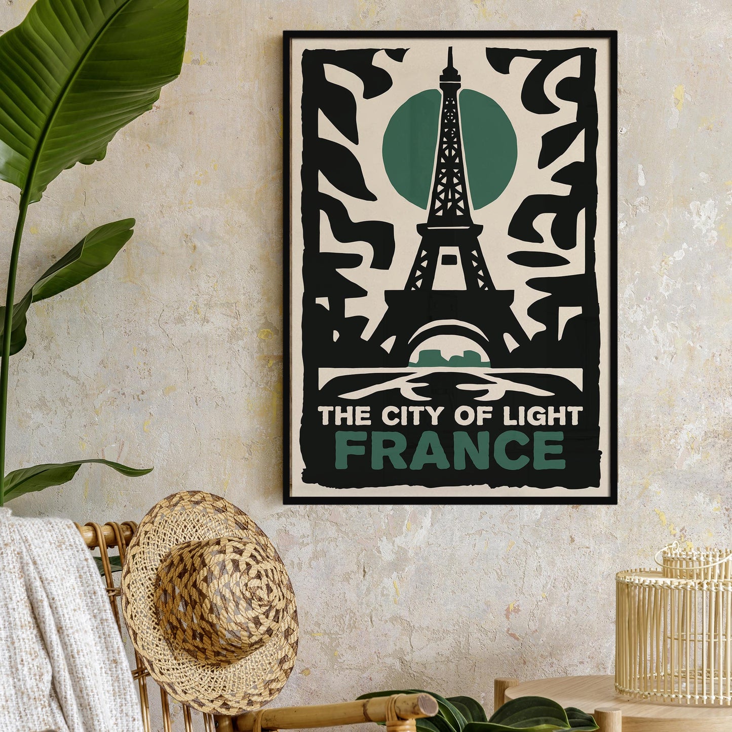 France Eiffel Tower Poster Print