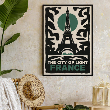 France Eiffel Tower Poster Print