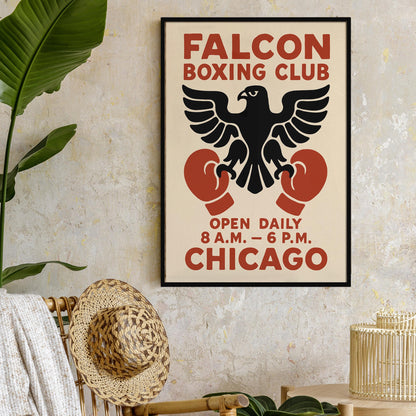 Falcon Boxing Club Poster