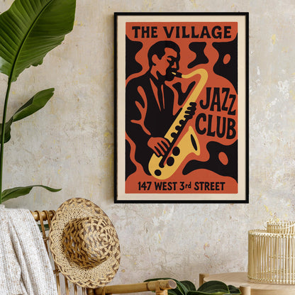 Village Jazz Club Poster
