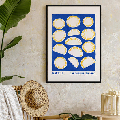 Ravioli Pasta Shapes Wall Print