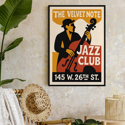 Jazz Bass Poster Print