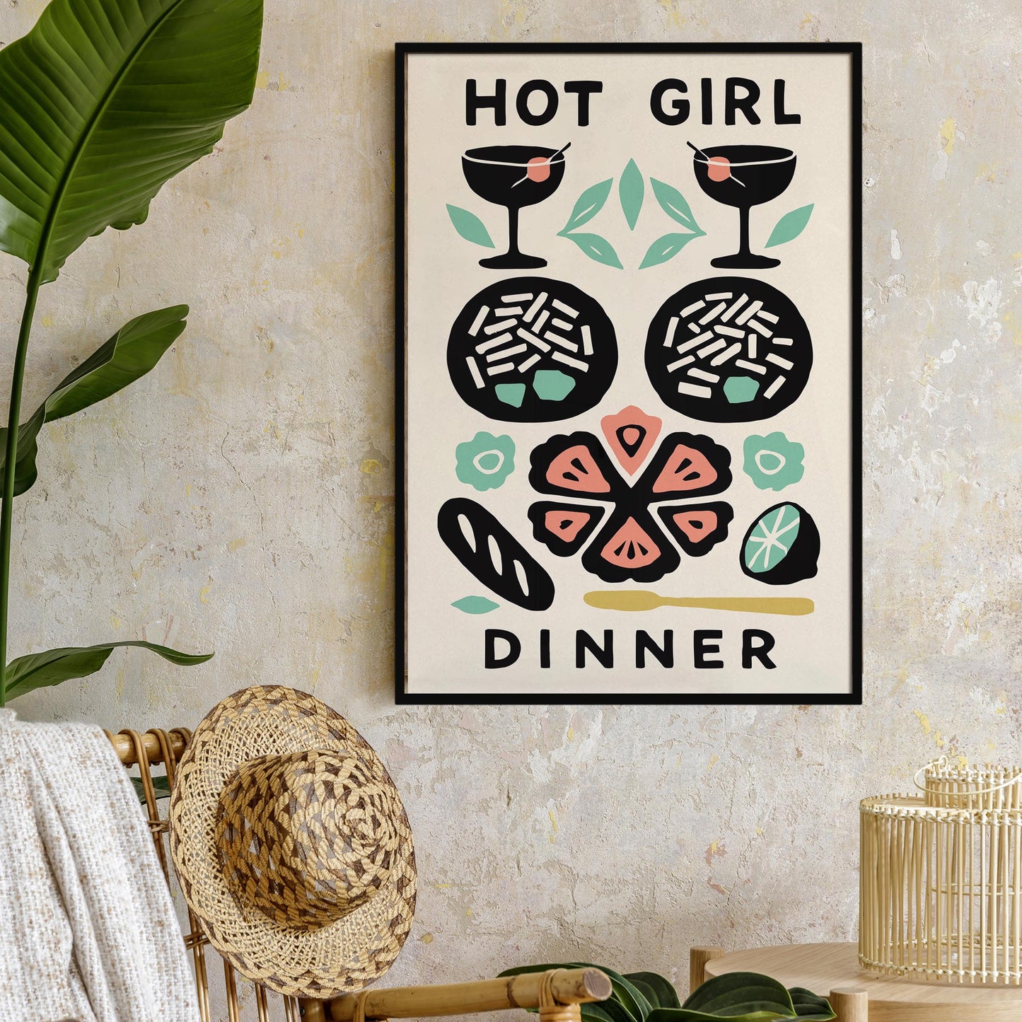 Hot Girl Dinner Poster