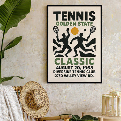 Tennis Classic Poster Print