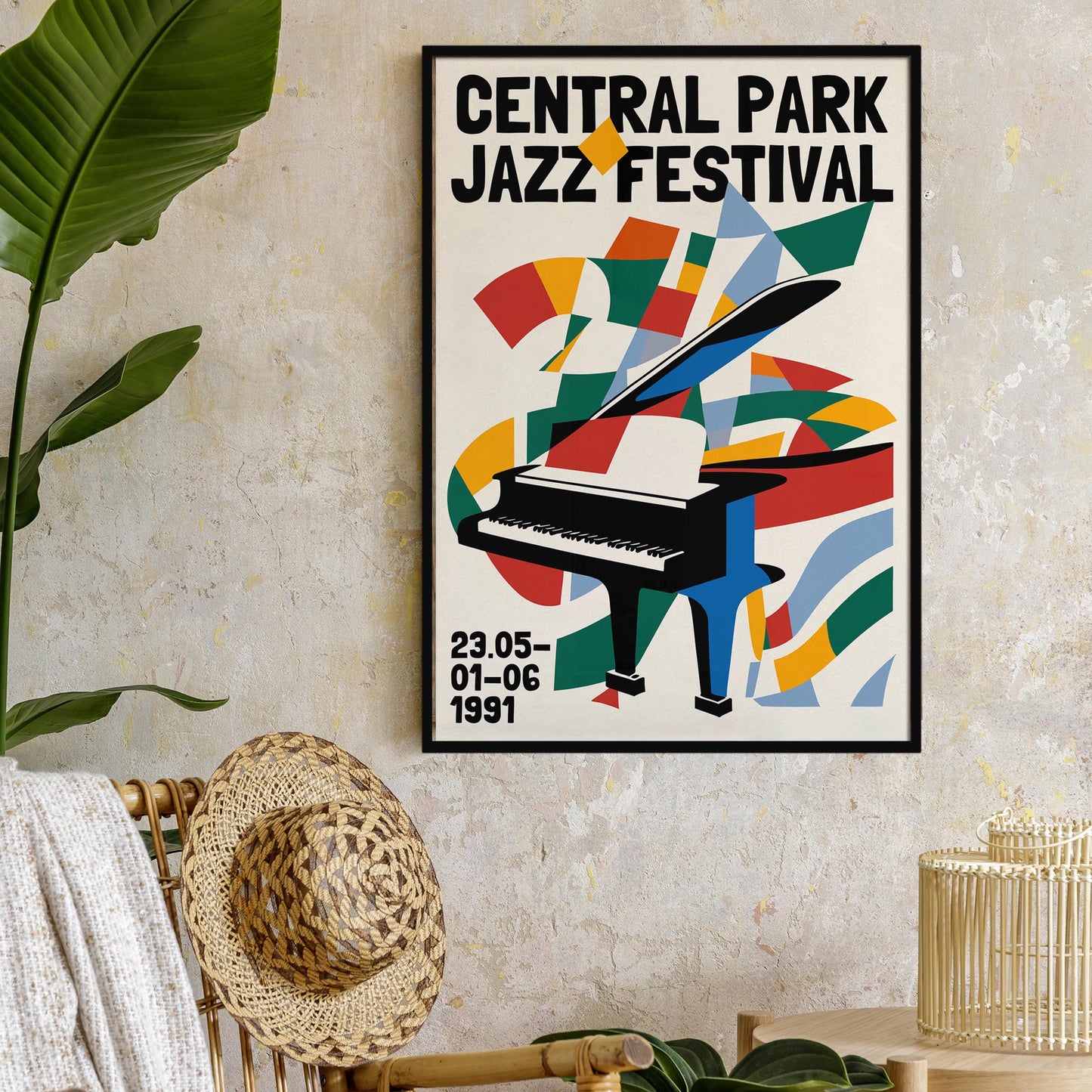 Central Park Jazz Poster