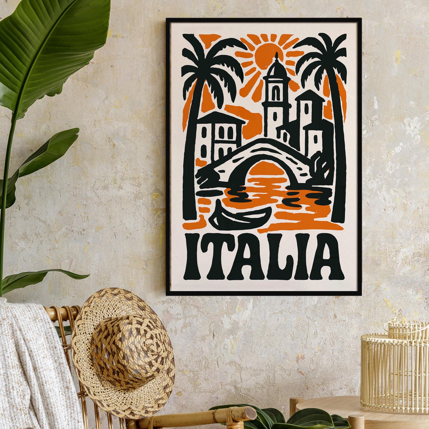 Italia Travel Poster Print