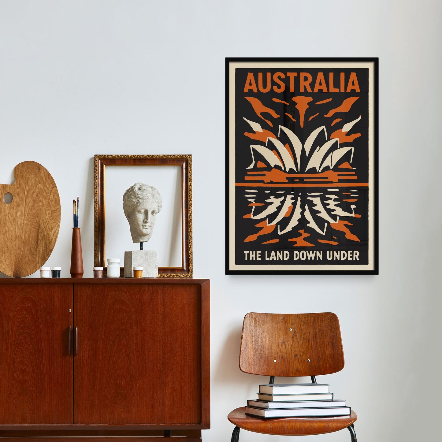 Australia Sunset Travel Poster