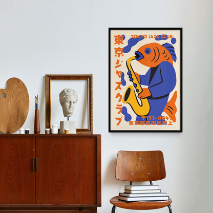 Tokyo Jazz Fish Poster