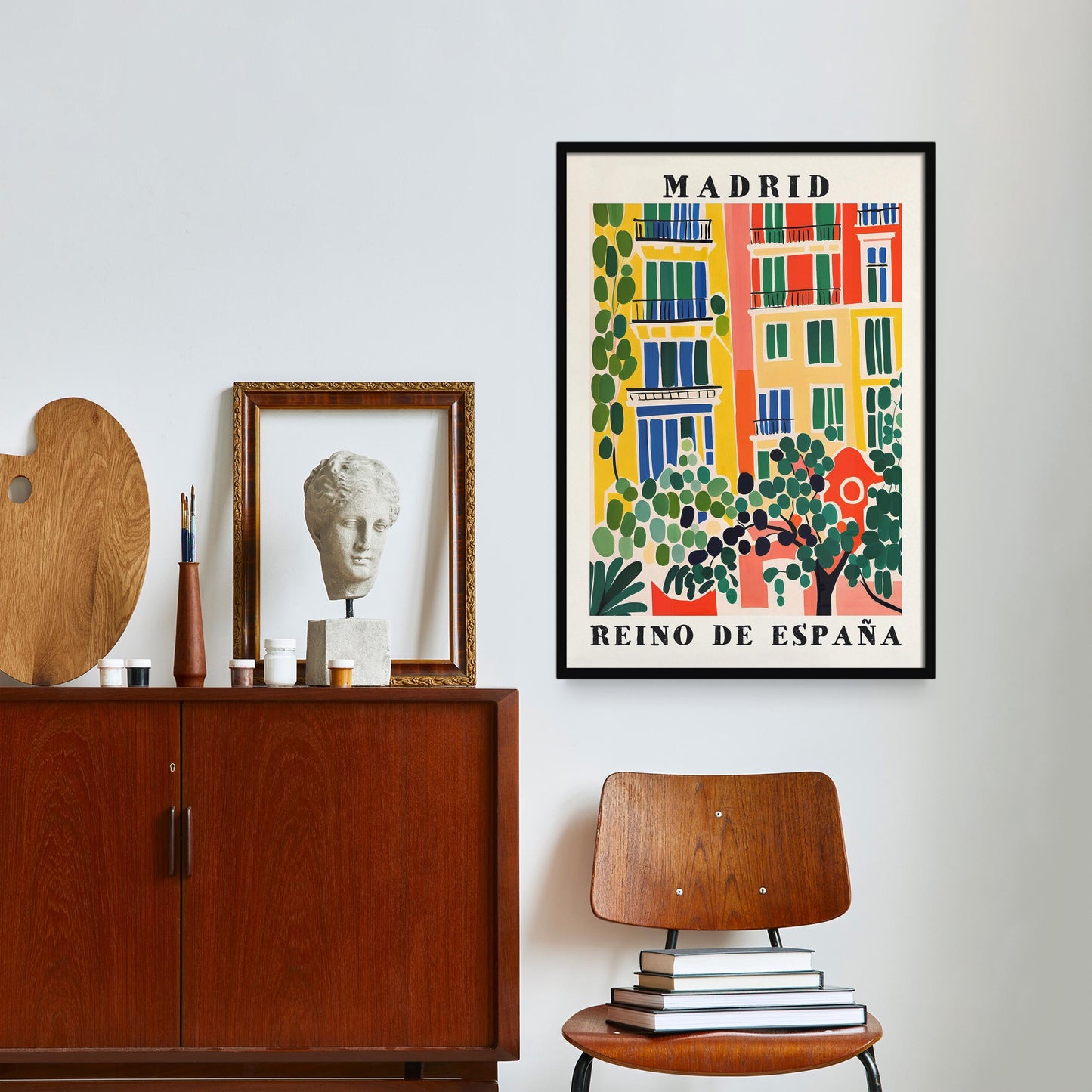 Madrid Spain Travel Poster Print