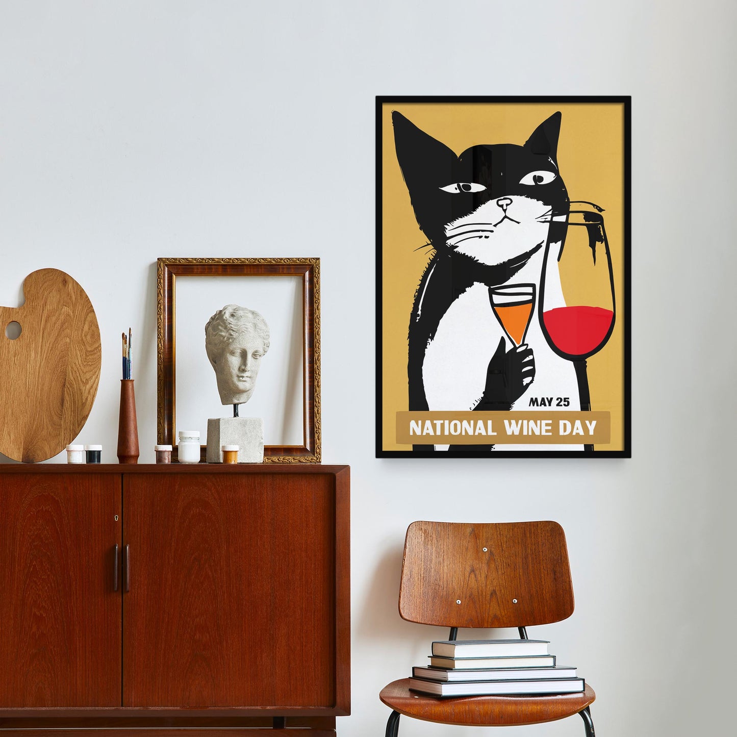 Wine Day Art Print