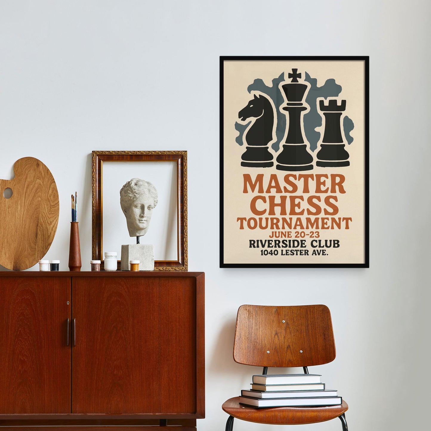 Master Chess Tournament Poster