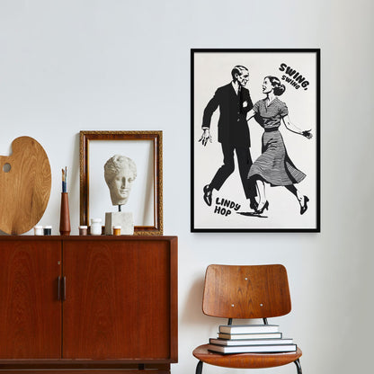 Lindy Hop Dance Poster