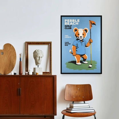 Pebble Beach Golf Club Poster