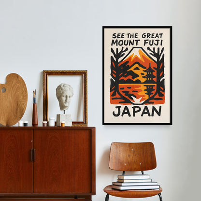 Mount Fuji Japan Poster Print