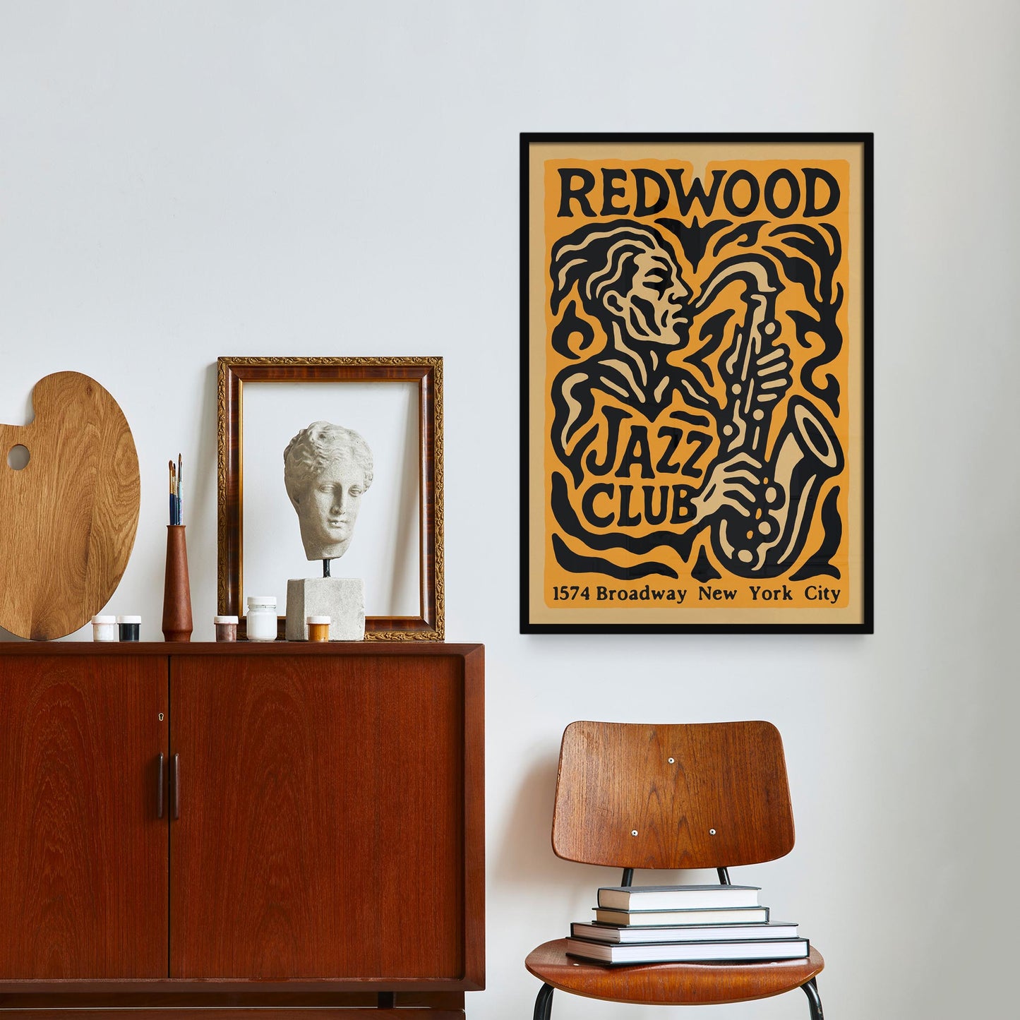 Redwood Jazz Club Poster