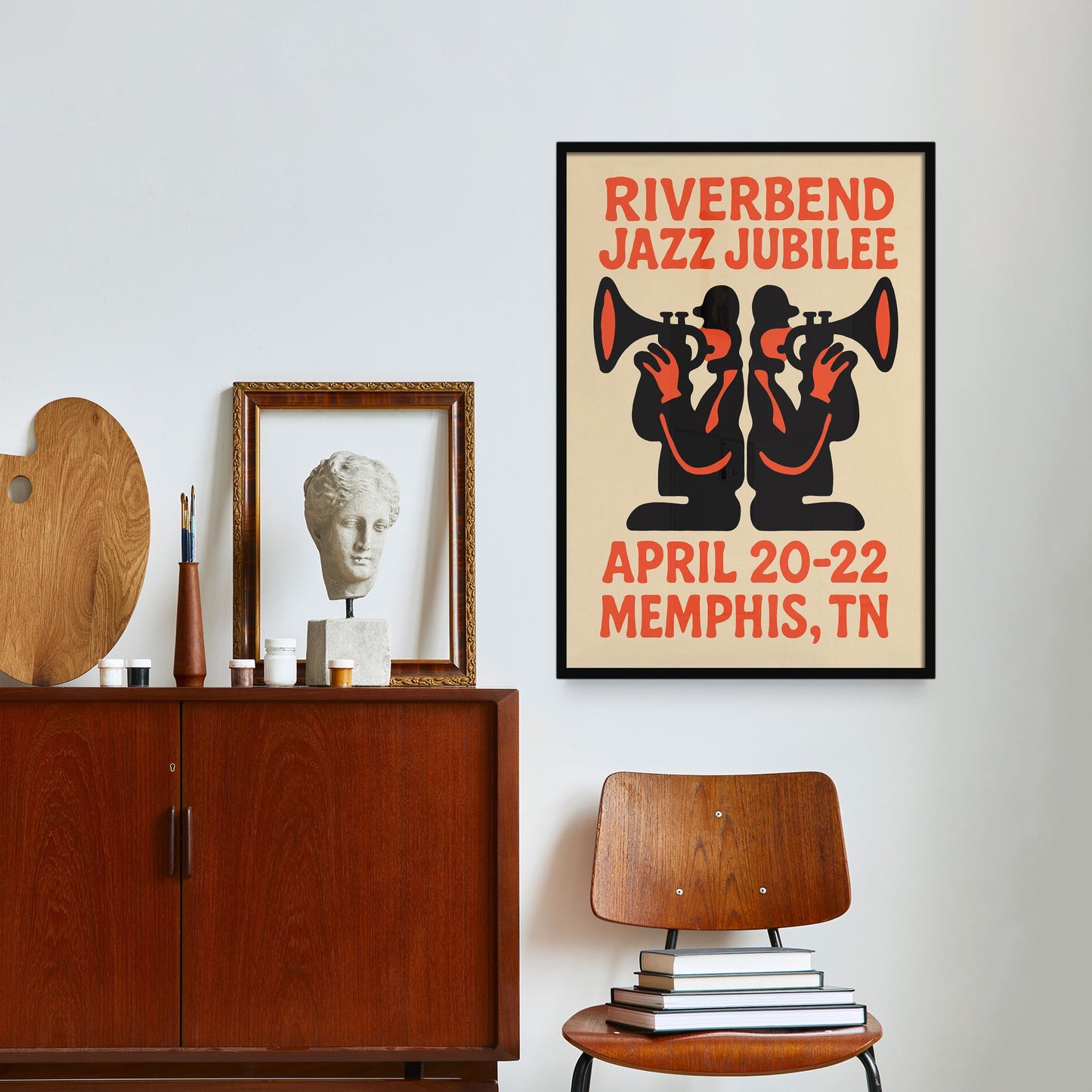Riverbend Jazz Poster Print