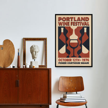 Portland Wine Festival Poster