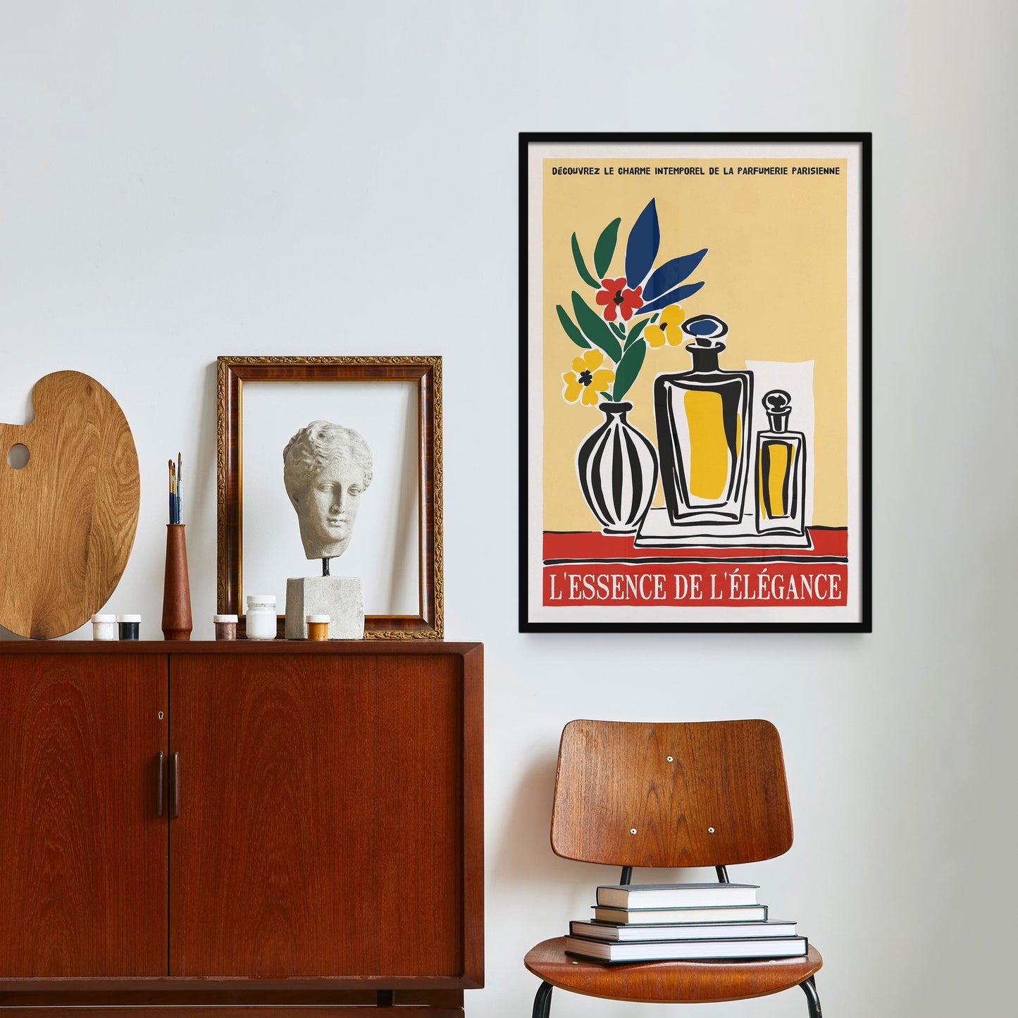 Parisian Perfume Still Life Art Print