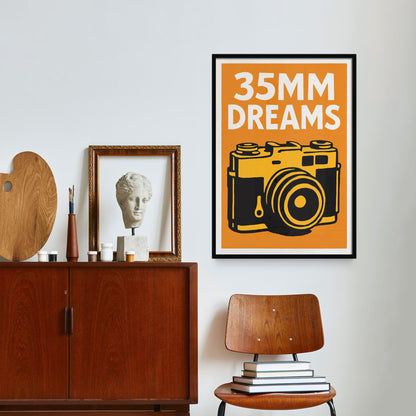 Bold 35mm Camera Print