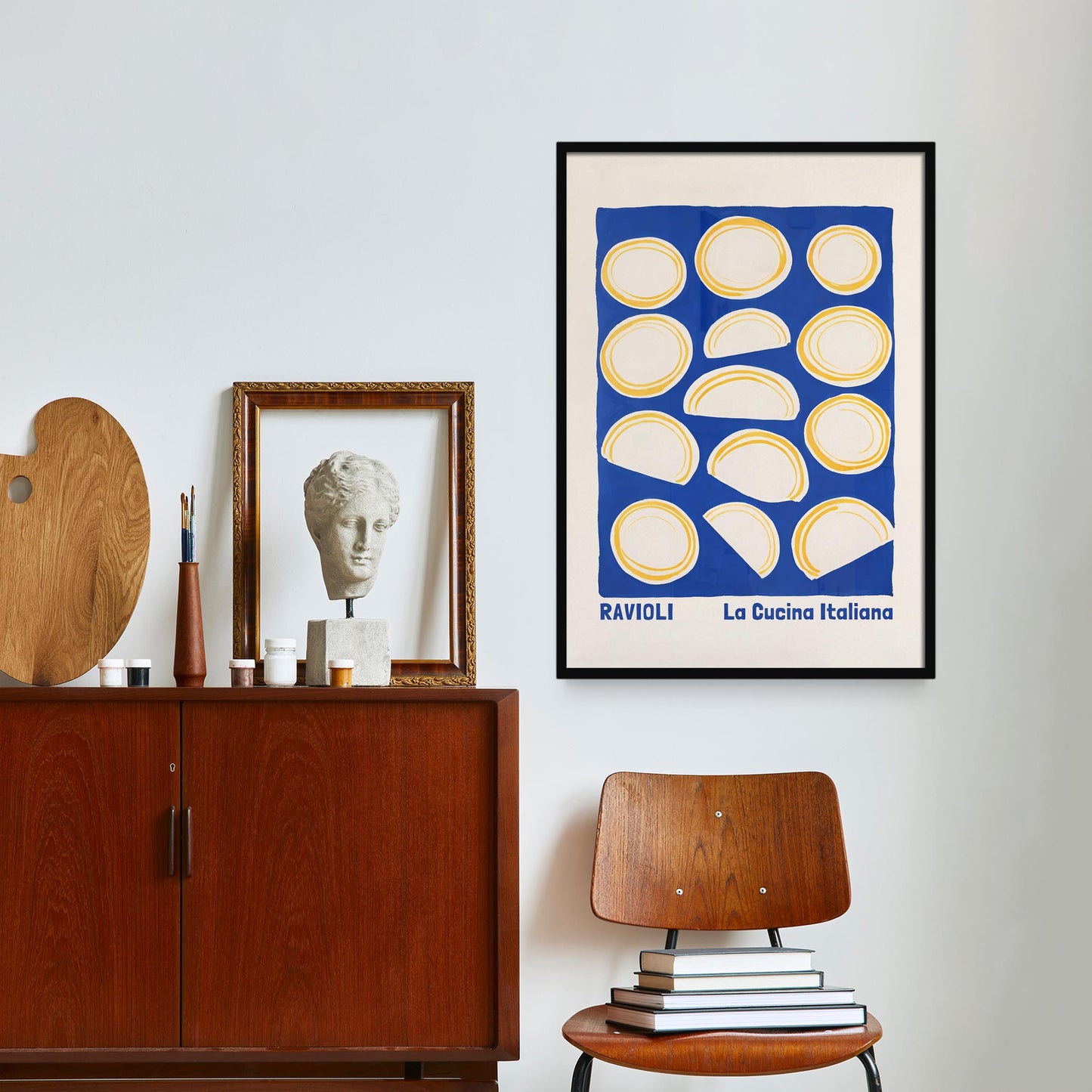 Ravioli Pasta Shapes Wall Print