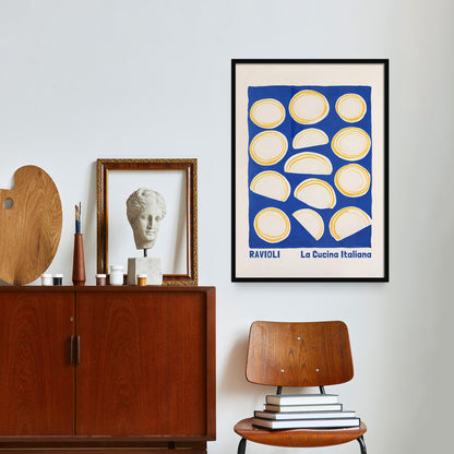 Ravioli Pasta Shapes Wall Print