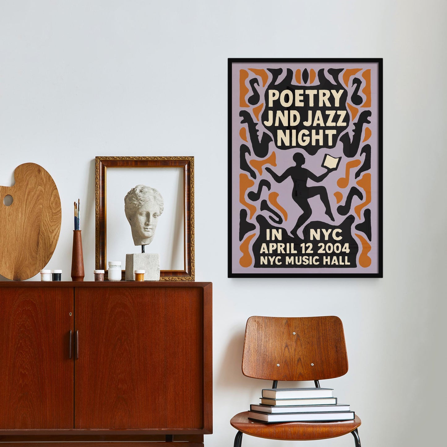 Poetry and Jazz Night Poster