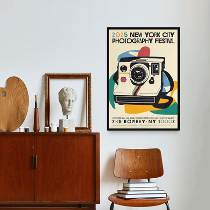 Photography Festival Camera Poster Print