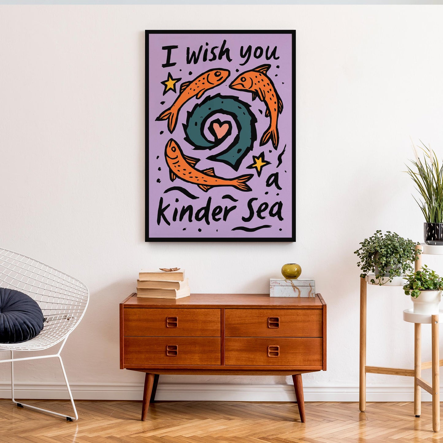 Kinder Sea Fish Poster