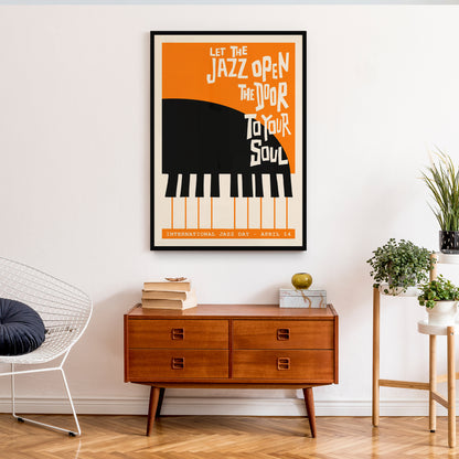 Jazz Quote Piano Poster