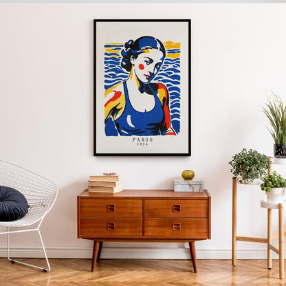 Paris 1924 Retro Poster
