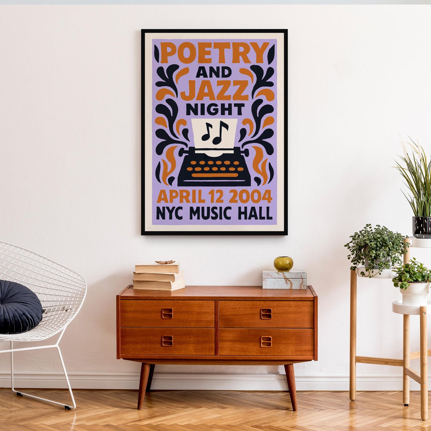 Poetry Jazz Night Print