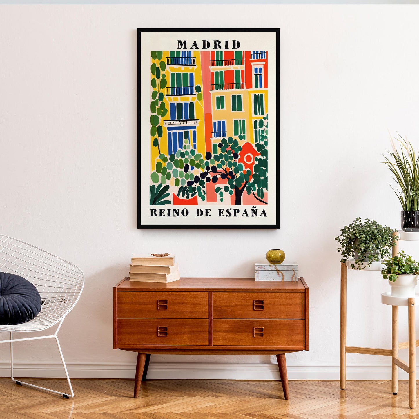 Madrid Spain Travel Poster Print