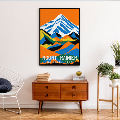 Mount Rainier National Park Poster