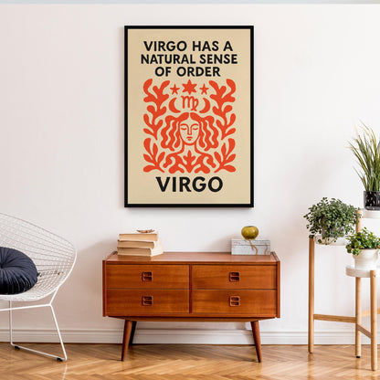 Virgo Zodiac Wall Art