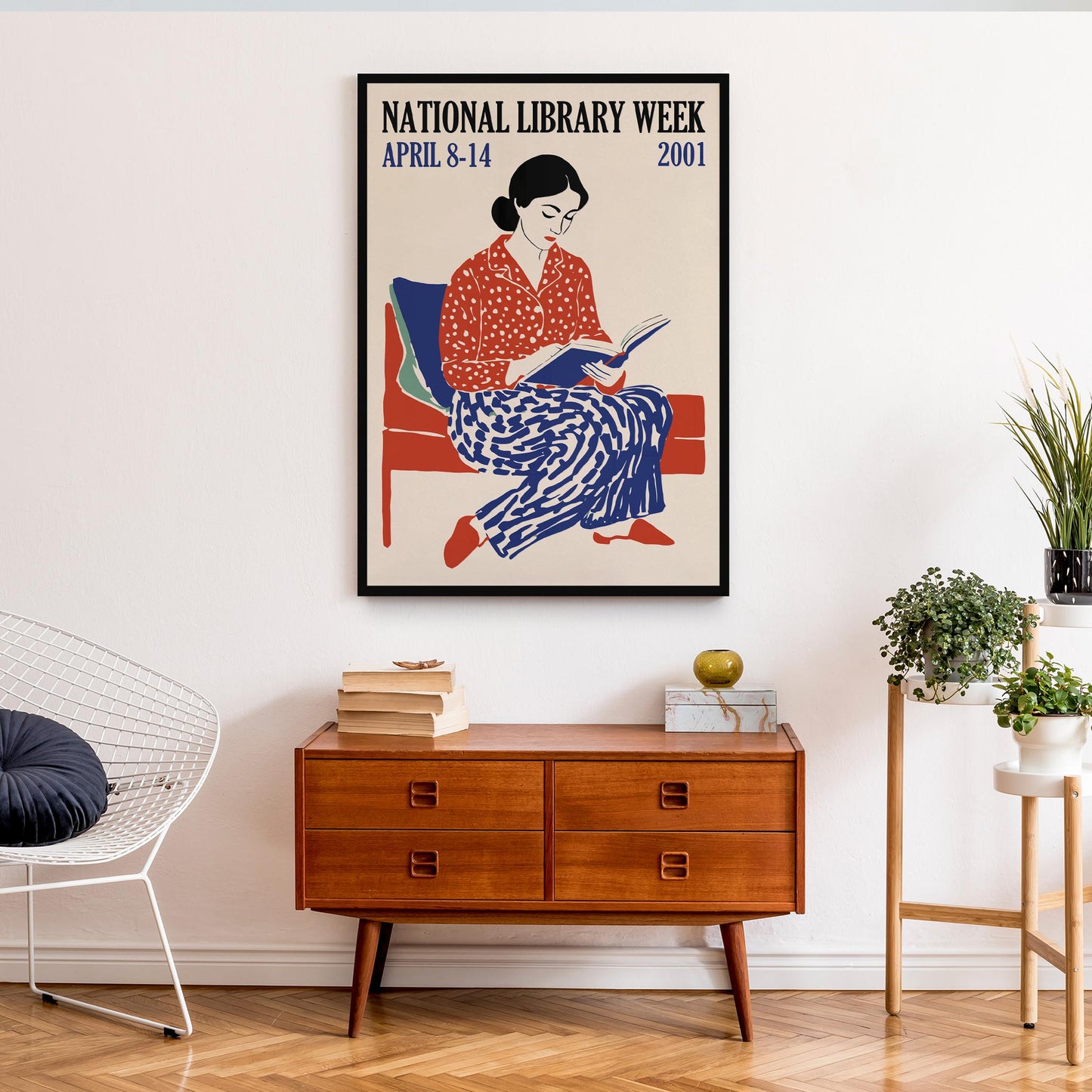 Library Week Reading Poster