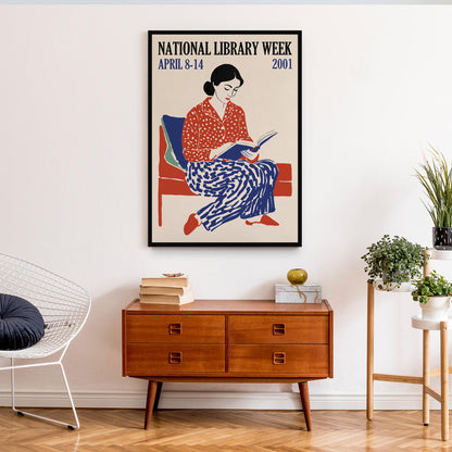 Library Week Reading Poster