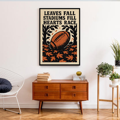 Autumn Football Season Poster