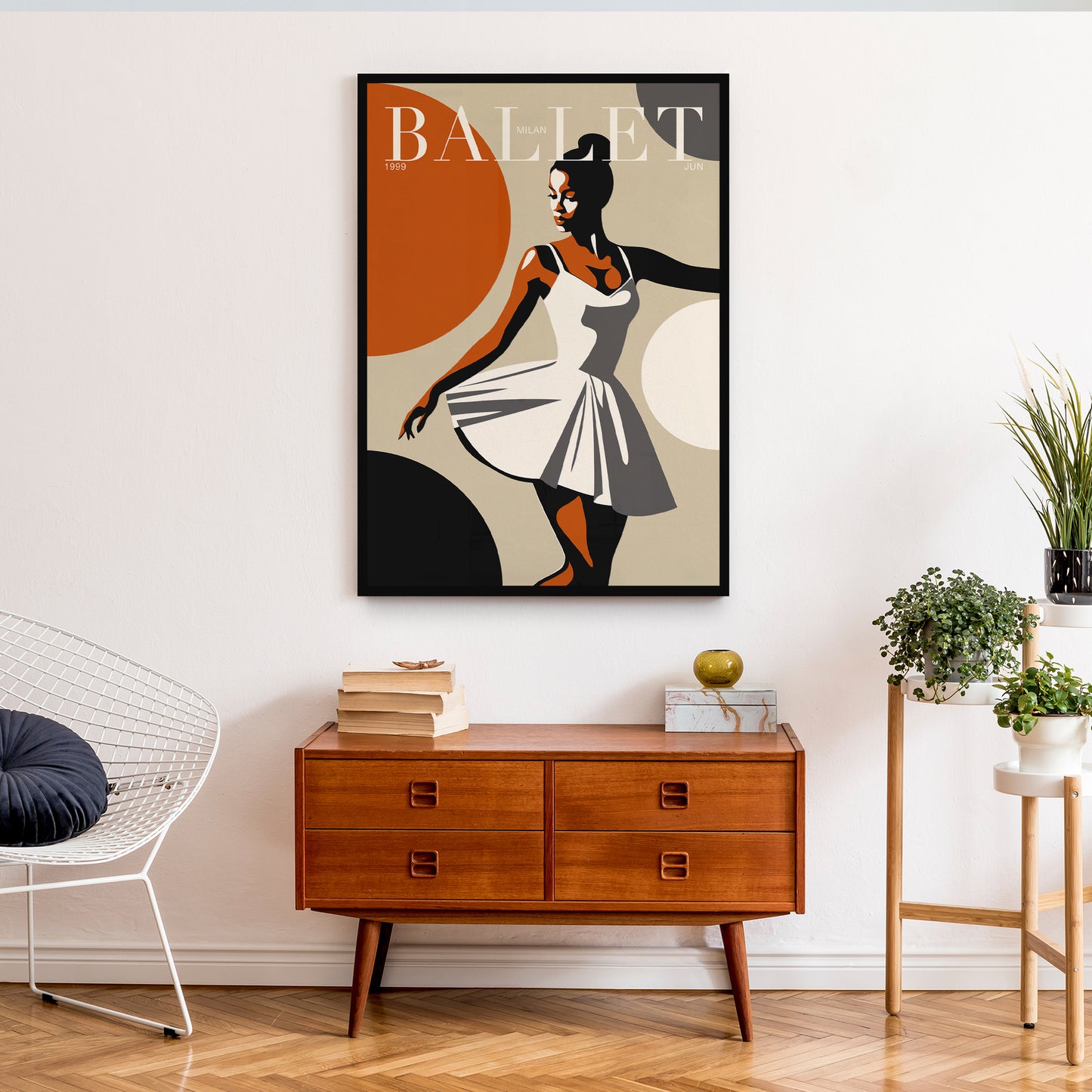 Milan Ballet Magazine Cover Art Print