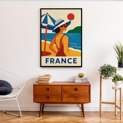 French Riviera Travel Poster