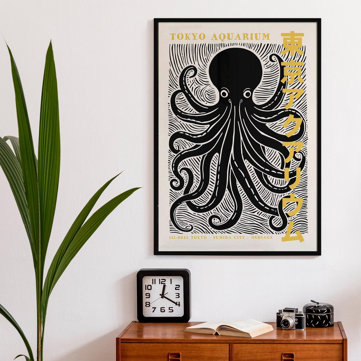 Tokyo Aquarium Octopus Poster
