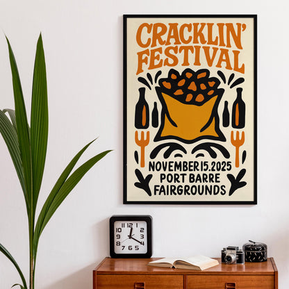 Cracklin Festival Folk Poster