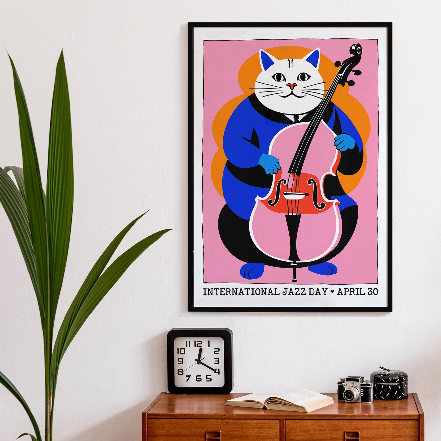 International Jazz Day Cat Poster