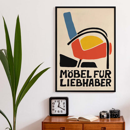 Bauhaus Furniture Chair Poster