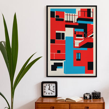 Bauhaus Architecture Poster