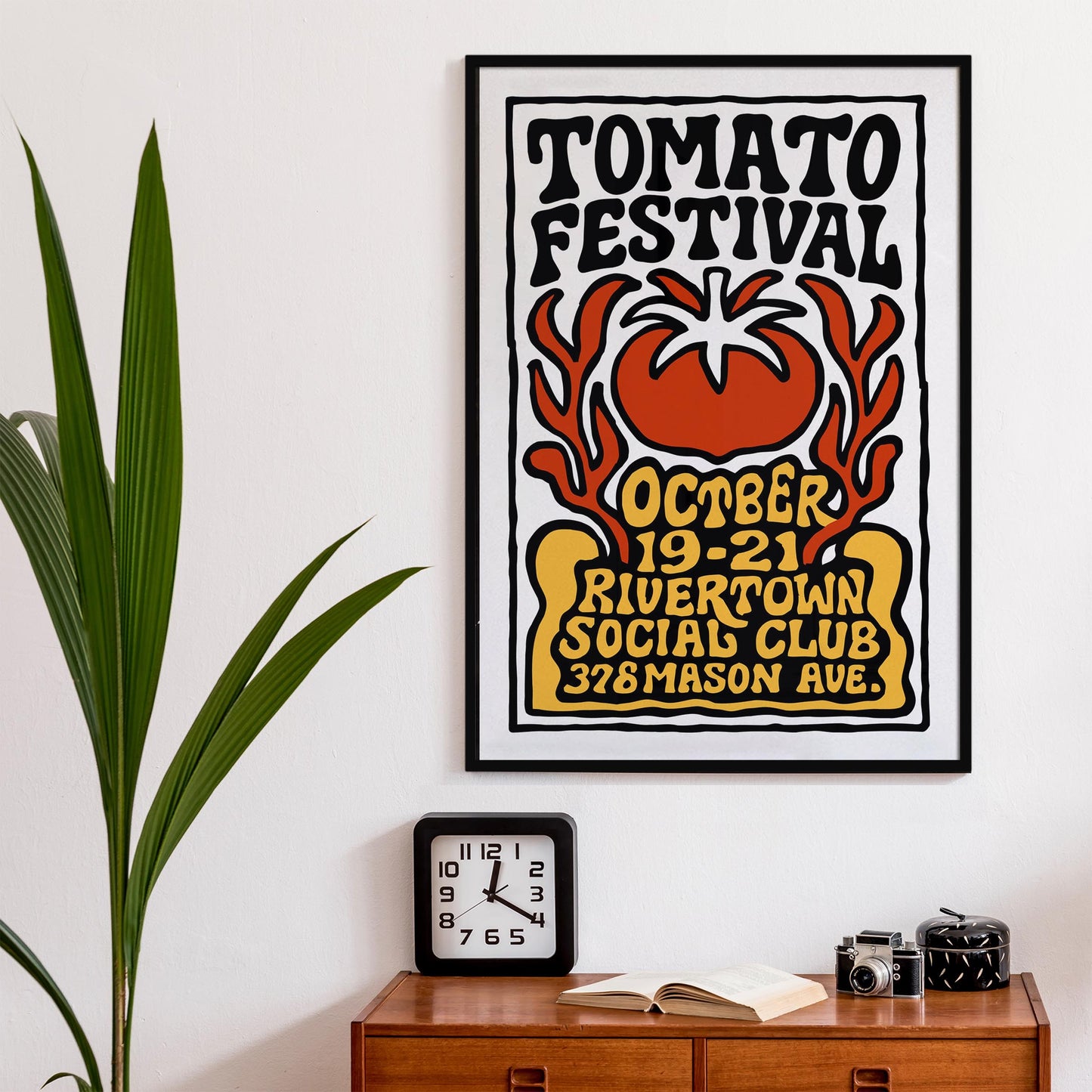 Tomato Festival Poster Print